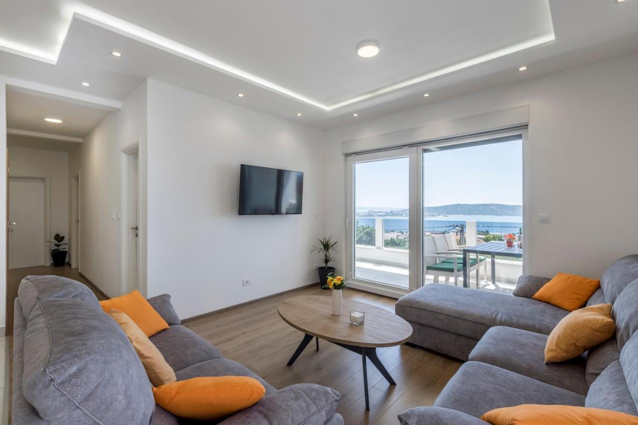 Luxury Villa La Nonna Ana - Heated Pool, Sea View, Near Split Kastela Dış mekan fotoğraf