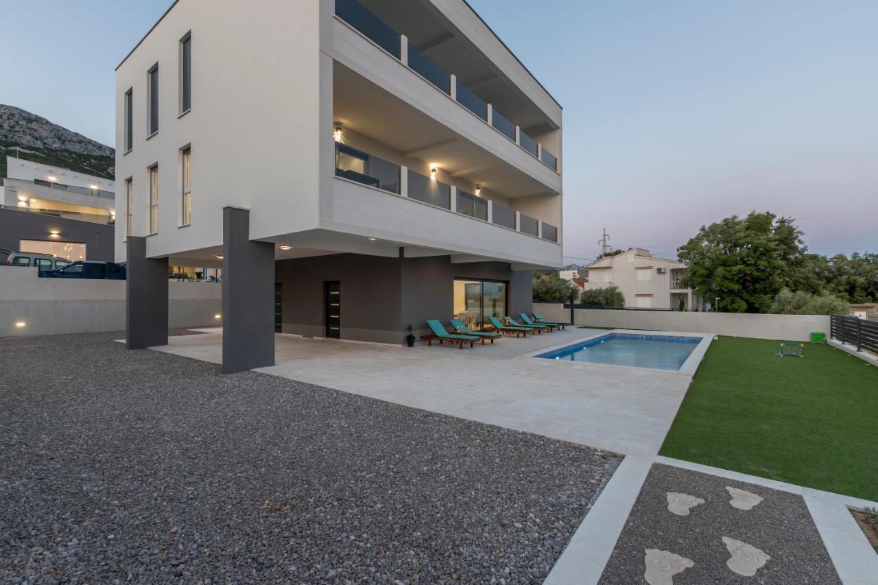 Luxury Villa La Nonna Ana - Heated Pool, Sea View, Near Split Kastela Dış mekan fotoğraf