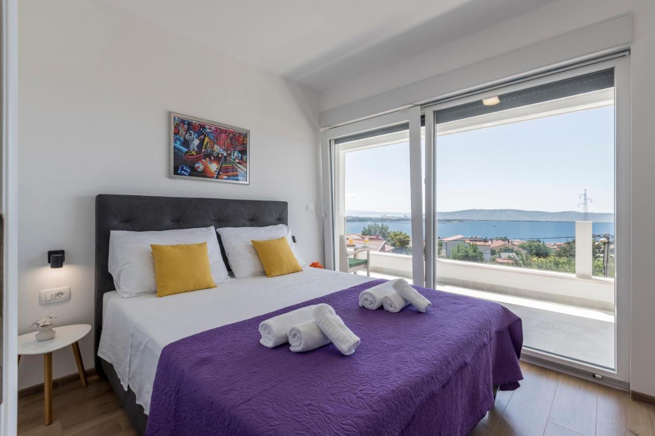 Luxury Villa La Nonna Ana - Heated Pool, Sea View, Near Split Kastela Dış mekan fotoğraf