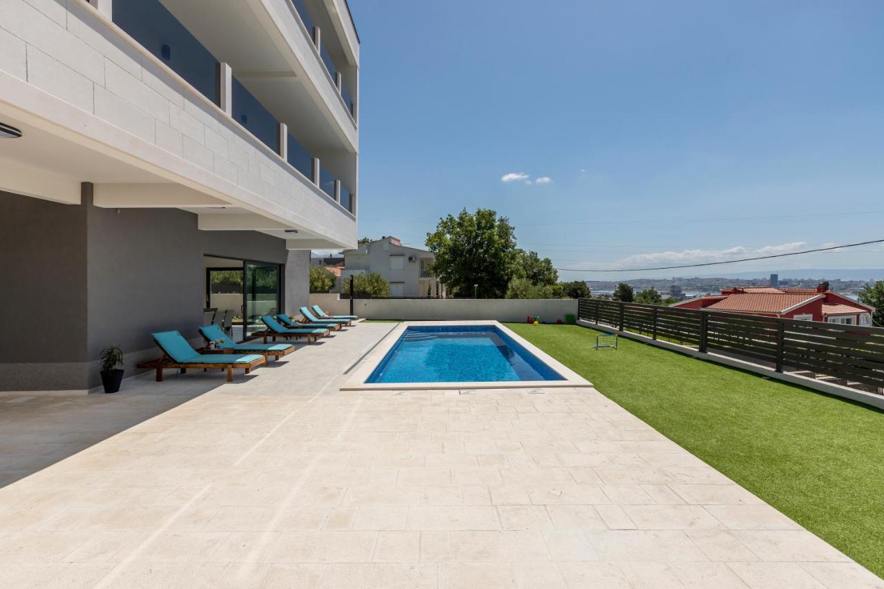Luxury Villa La Nonna Ana - Heated Pool, Sea View, Near Split Kastela Dış mekan fotoğraf