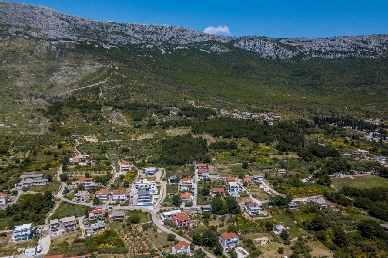 Luxury Villa La Nonna Ana - Heated Pool, Sea View, Near Split Kastela Dış mekan fotoğraf